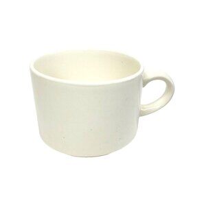 Initial P Italy Coffee Mug Tea Cup – Off-White Ceramic Drinkware